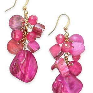 Style&Co Drop Bead & Shell Earrings